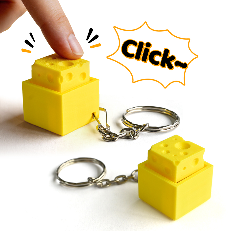 3D Printing Keyboard - พวงกุญแจ 3 มิติ รูปทรงคีย์บอร์ด ของเล่นคลายเครียด บรรเทาความวิตกกังวล