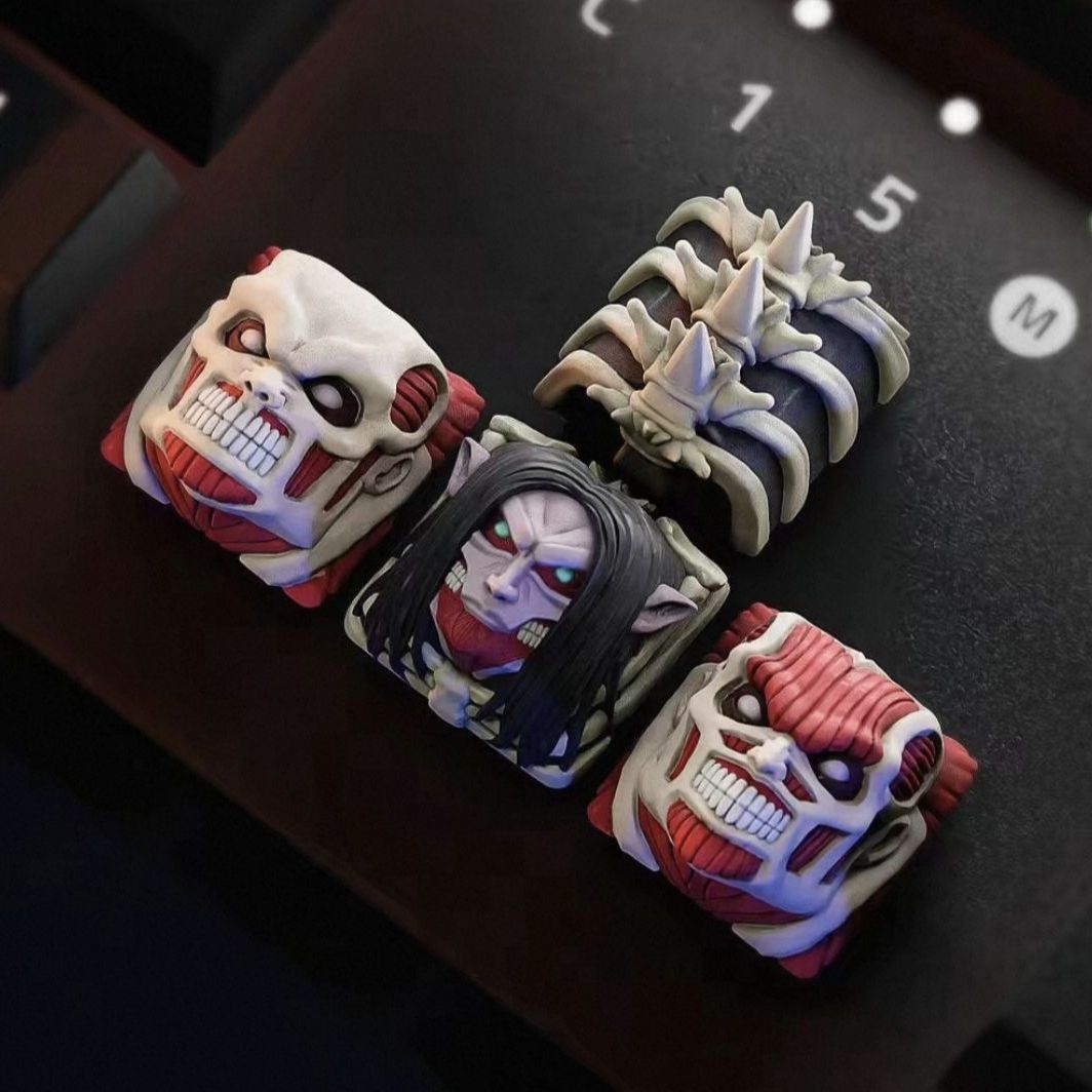 3D Printing Keyboard - ชุดคีย์แคป NEW Attack on Titan รุ่น