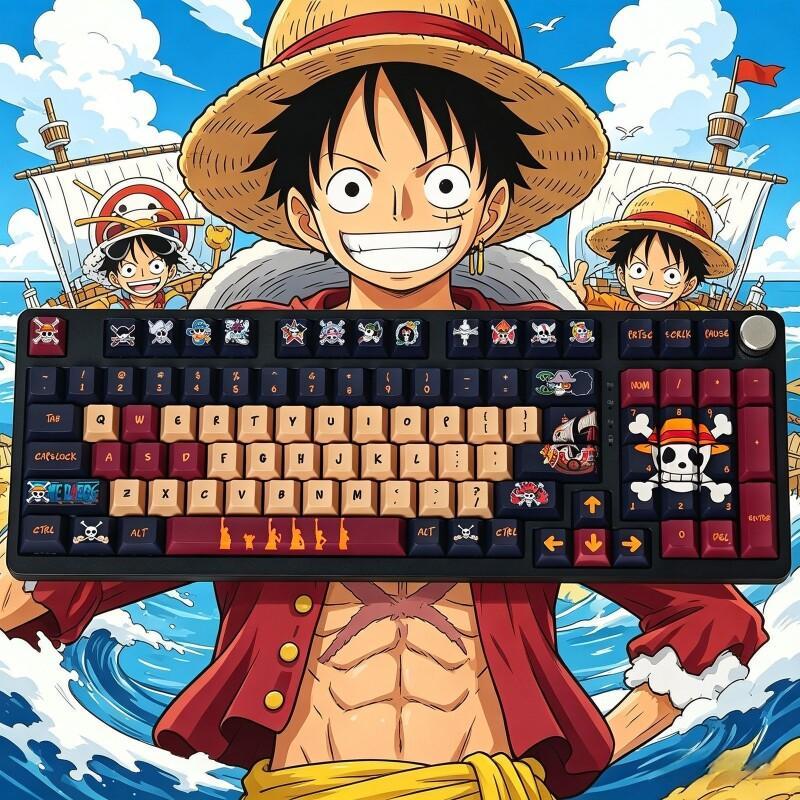 3D Printing Keyboard - ชุดคีย์แคป BANDAI One Piece Monkey D.