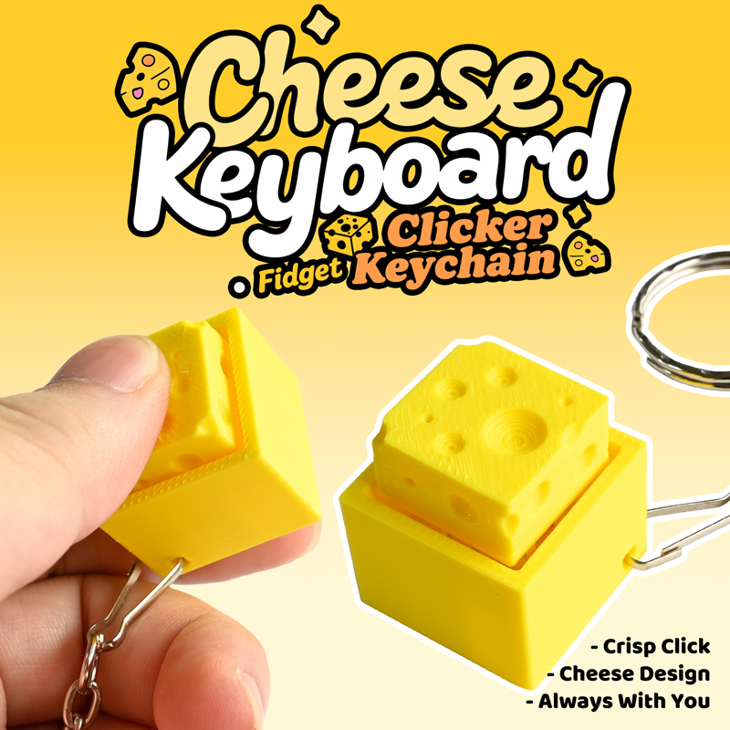 พวงกุญแจ 3 มิติ รูปทรงคีย์บอร์ - 3D Printing Keyboard บทวิจารณ์และราคา