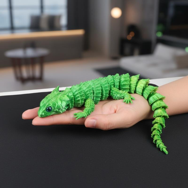 รูปปั้นการ์ตูนจิ้งจกพิมพ์ 3 มิ - 3D Printing Ultem บทวิจารณ์และราคา