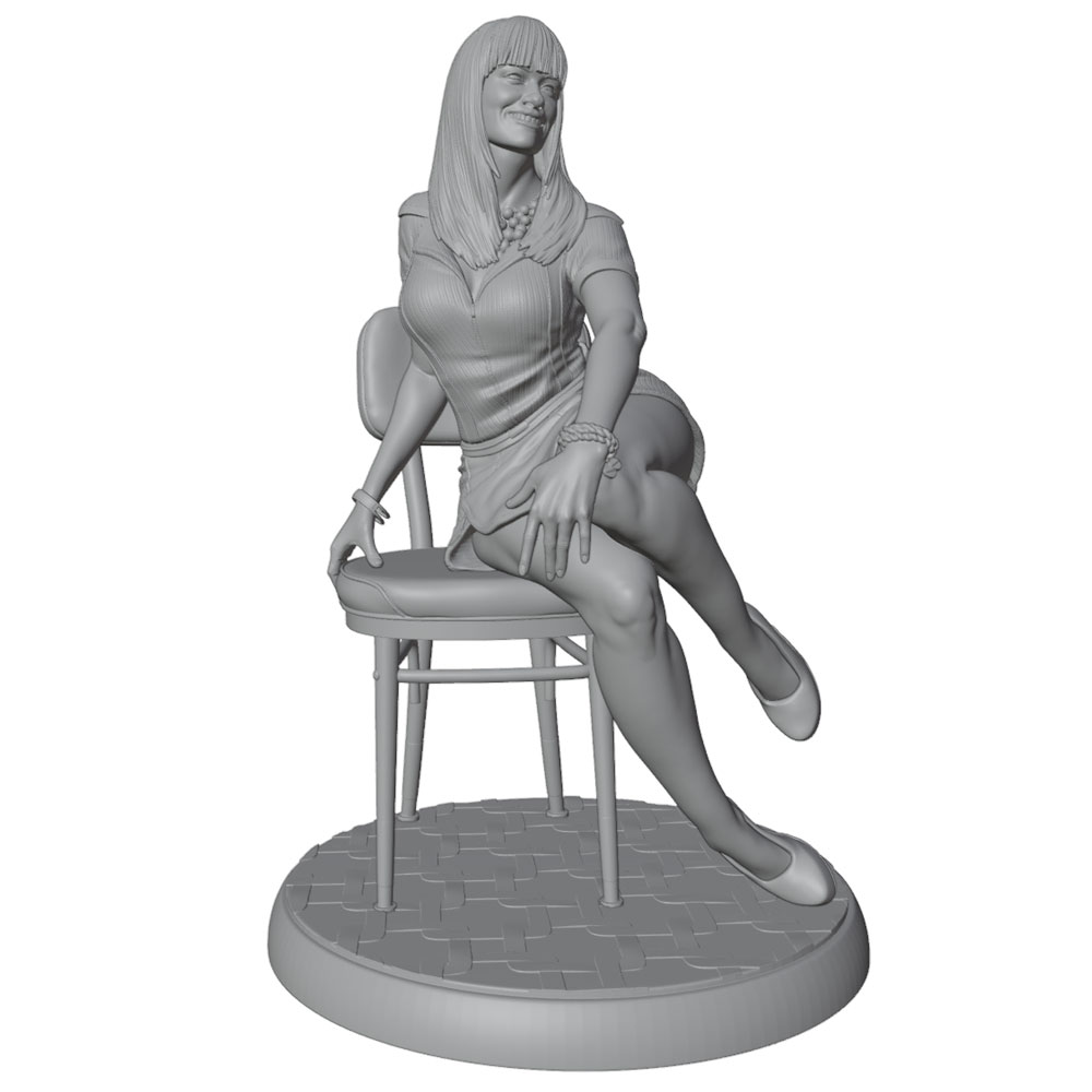 1/24 เซ็กซี่เกิร์ลเรซิ่นโมเดลค - 3D Printing Ultem บทวิจารณ์และราคา