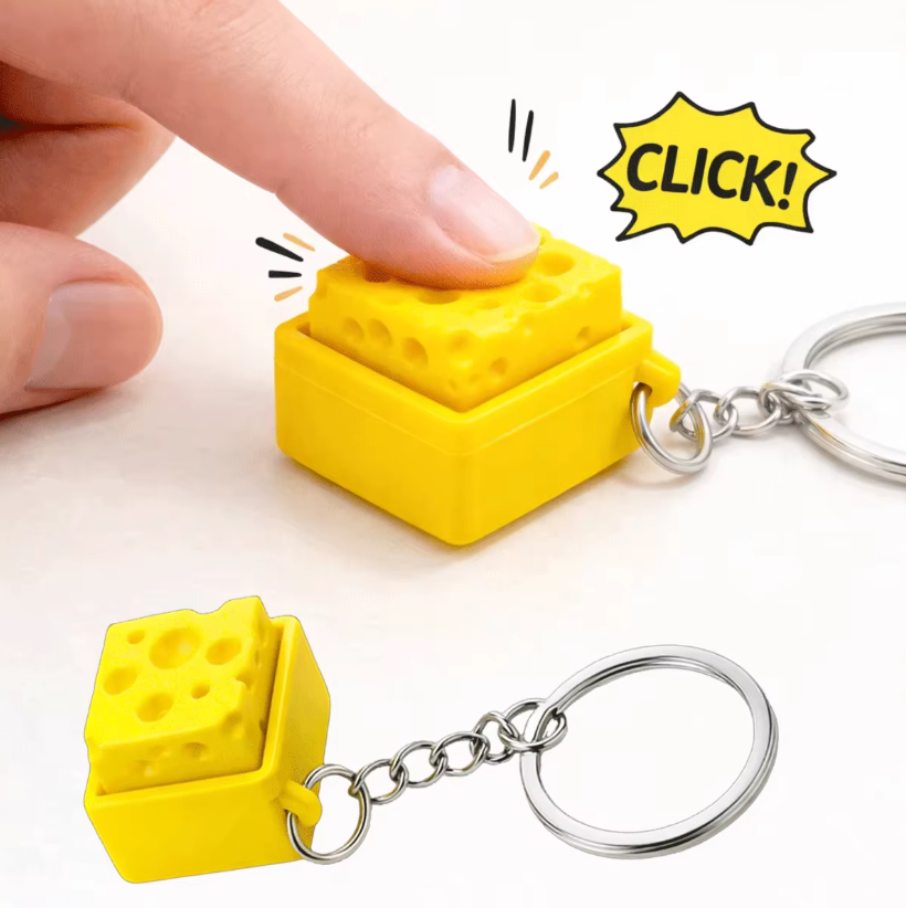 พวงกุญแจรูปคีย์บอร์ดชีสขนาดเล็ - 3D Printing Keyboard บทวิจารณ์และราคา