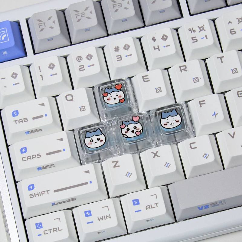 ชิคาวะ 4 ชิ้น คีย์แคปแบบโปร่งแ - 3D Printing Keyboard บทวิจารณ์และราคา