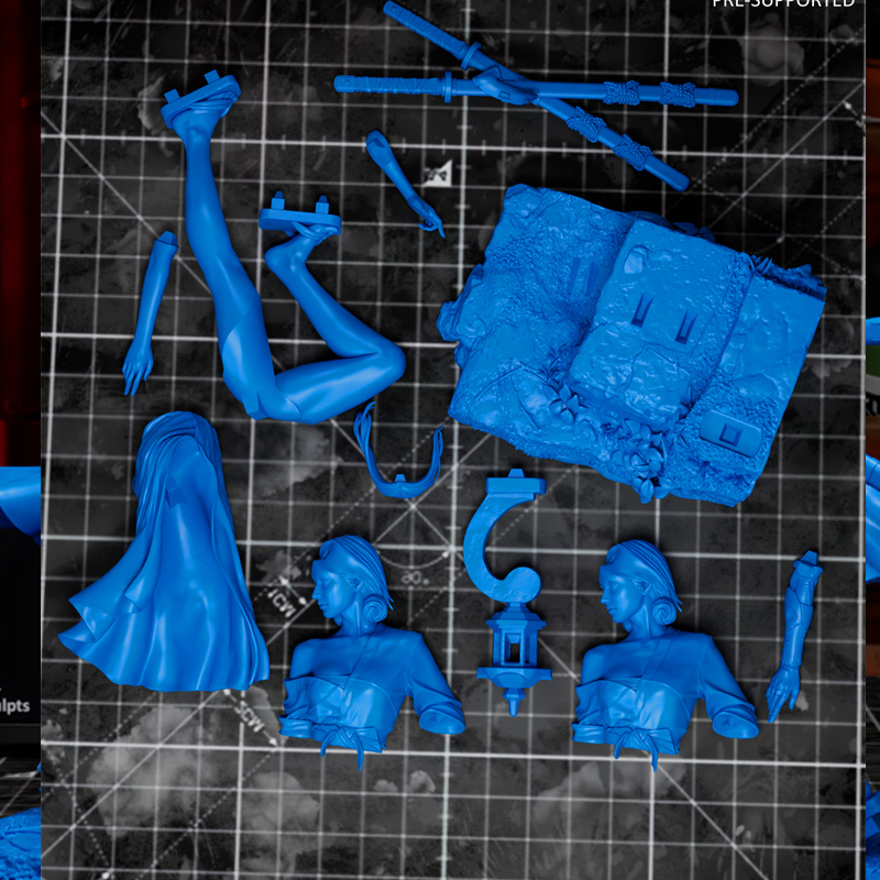 โมเดลตัวละครเกม 3 สไตล์ 6642 ค - 3D Printing Figure บทวิจารณ์และราคา