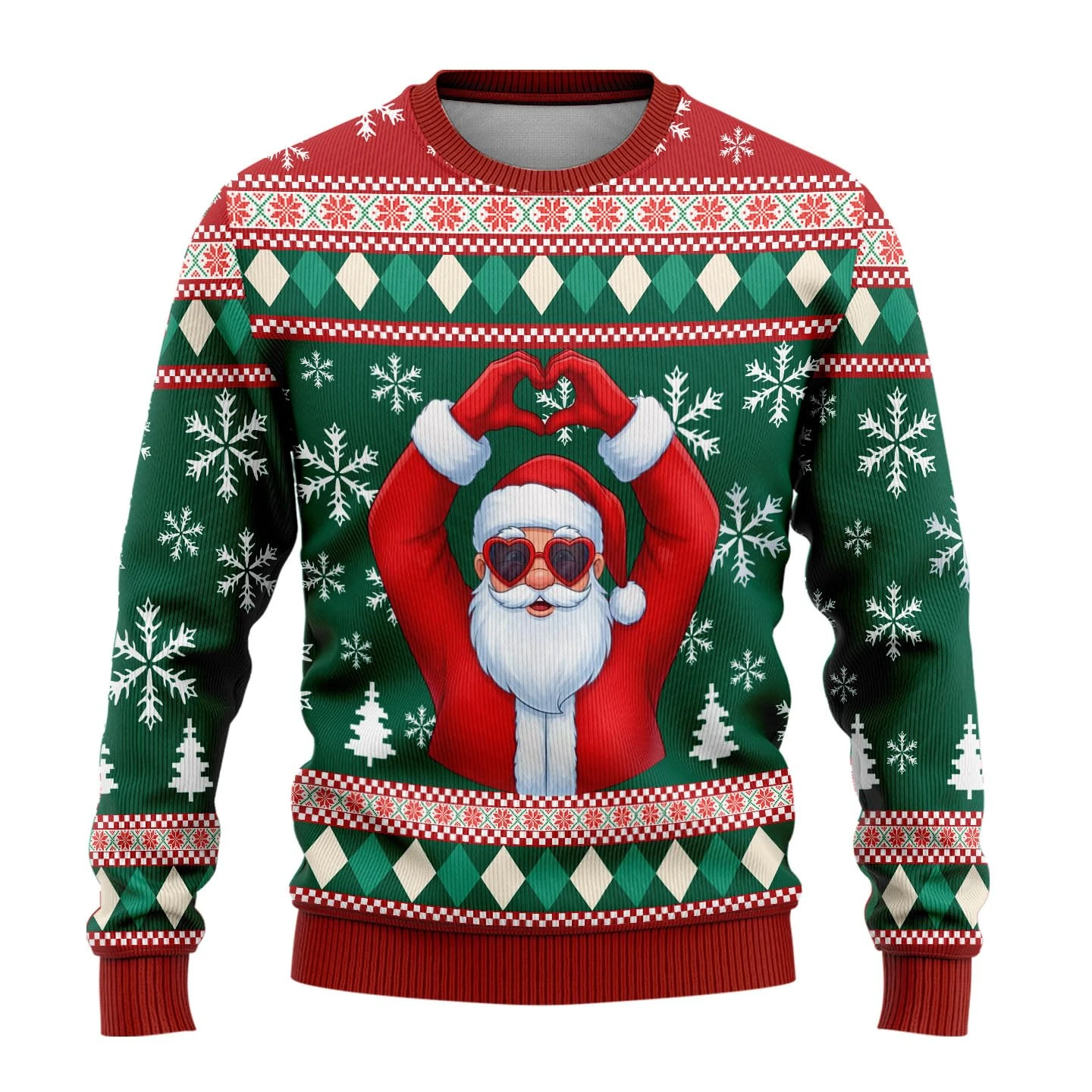 เสื้อสเวตเตอร์ลายซานตาคลอสการ์ - 3D Printing Xmas บทวิจารณ์และราคา