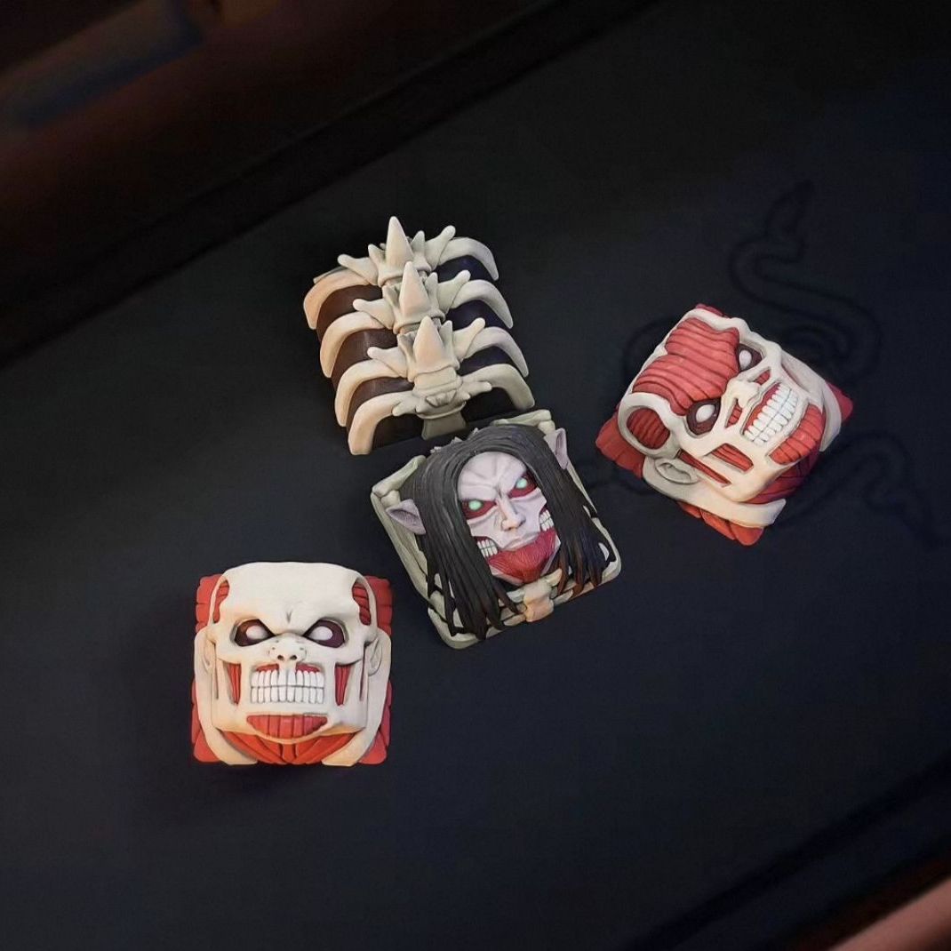 ชุดคีย์แคป NEW Attack on Titan - 3D Printing Keyboard บทวิจารณ์และราคา