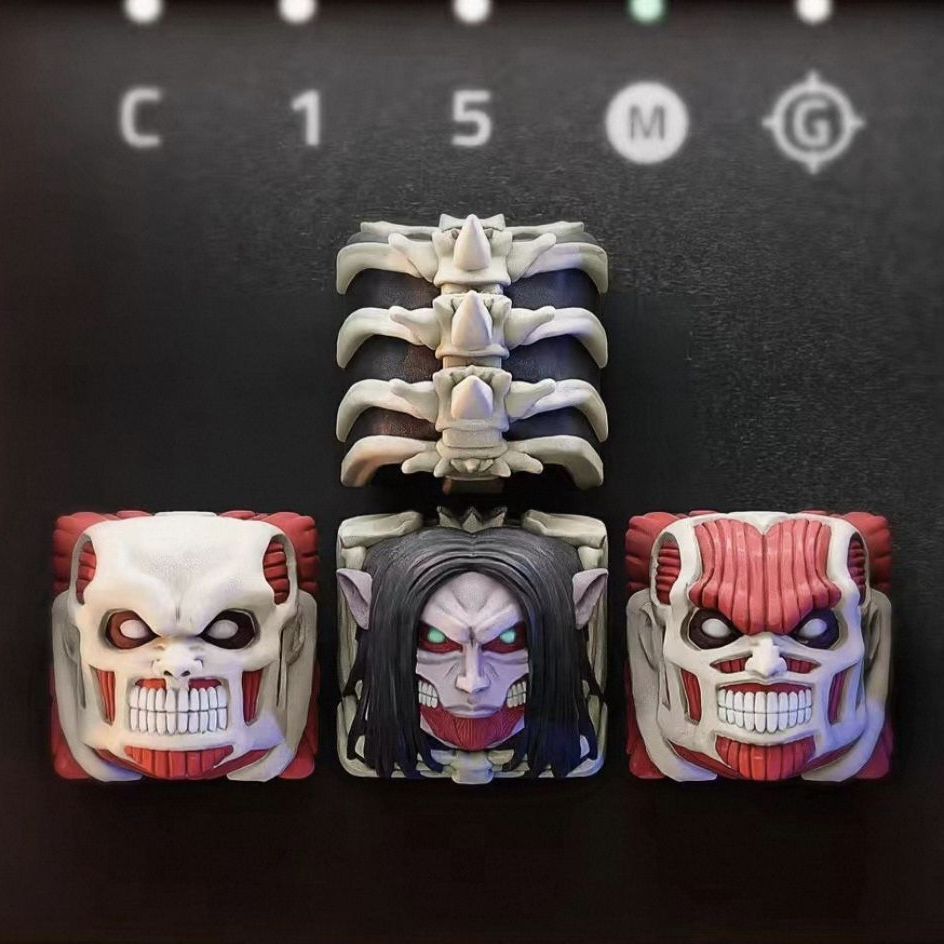 ชุดคีย์แคป NEW Attack on Titan - 3D Printing Keyboard บทวิจารณ์และราคา