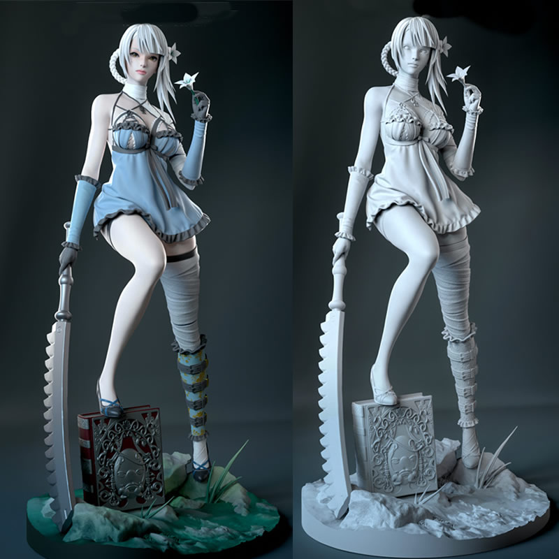 31 ซม.เกม 6004 Kaine 3D พิมพ์ป - 3D Printing Figure บทวิจารณ์และราคา